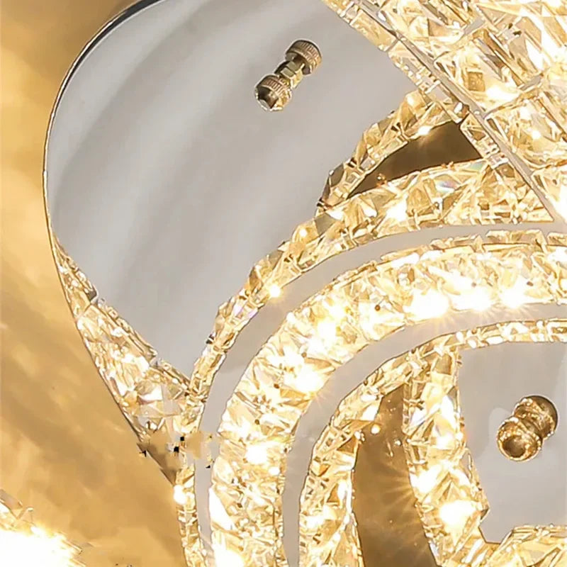 Aicurzio | Fashionable Luxury Crystal Gold Chandelier