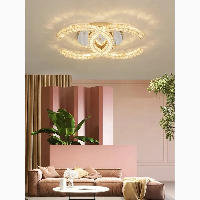 Aicurzio | Fashionable Luxury Crystal Gold Chandelier