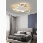 Airasca | Round Acrylic Dimmable Ceiling Lamp with Stars