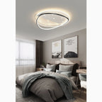 Airasca | Round Acrylic Dimmable Ceiling Lamp with Stars