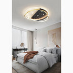 Airasca | Round Acrylic Dimmable Ceiling Lamp with Stars