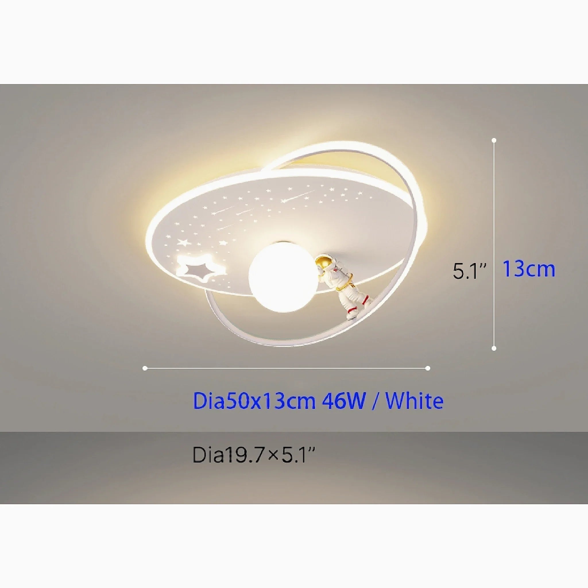 Aisone | Astronaut Ceiling Lights with Planet & Spaceman