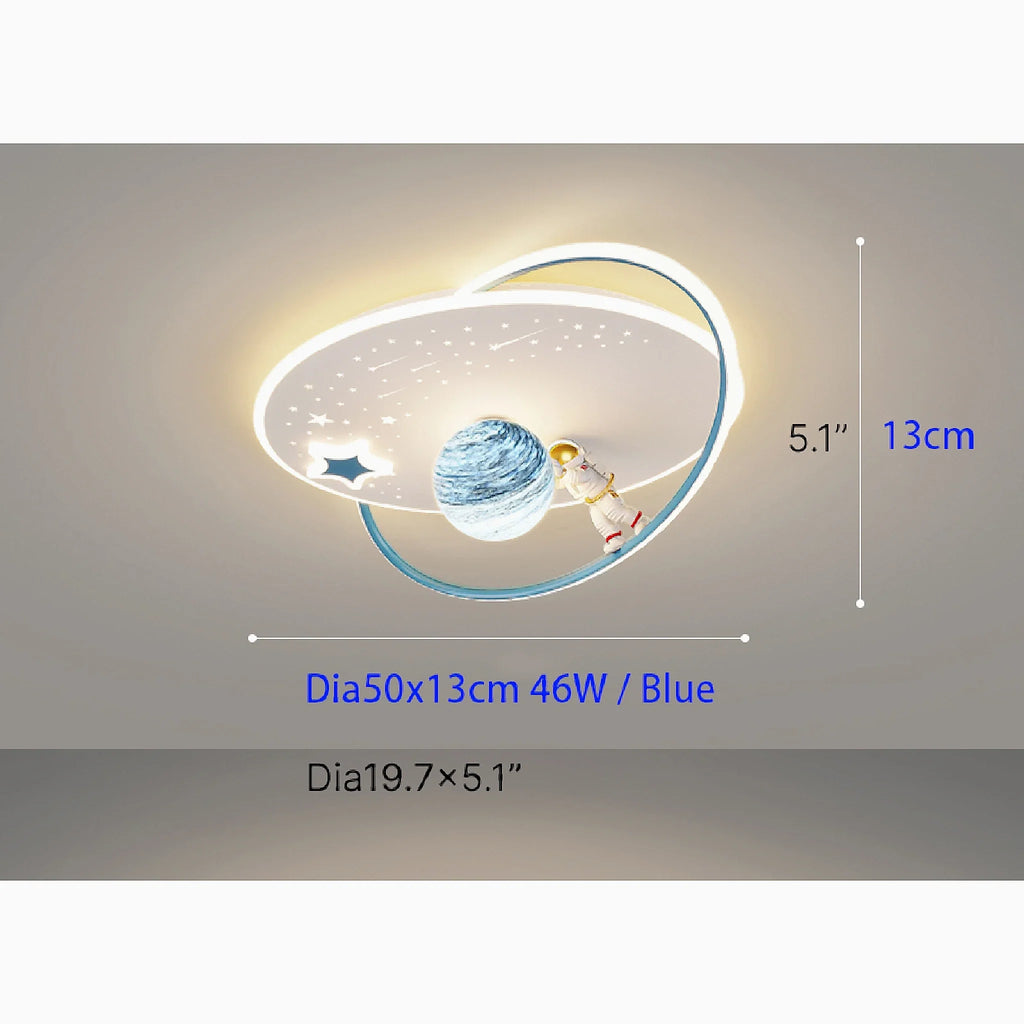 Aisone | Astronaut Ceiling Lights with Planet & Spaceman