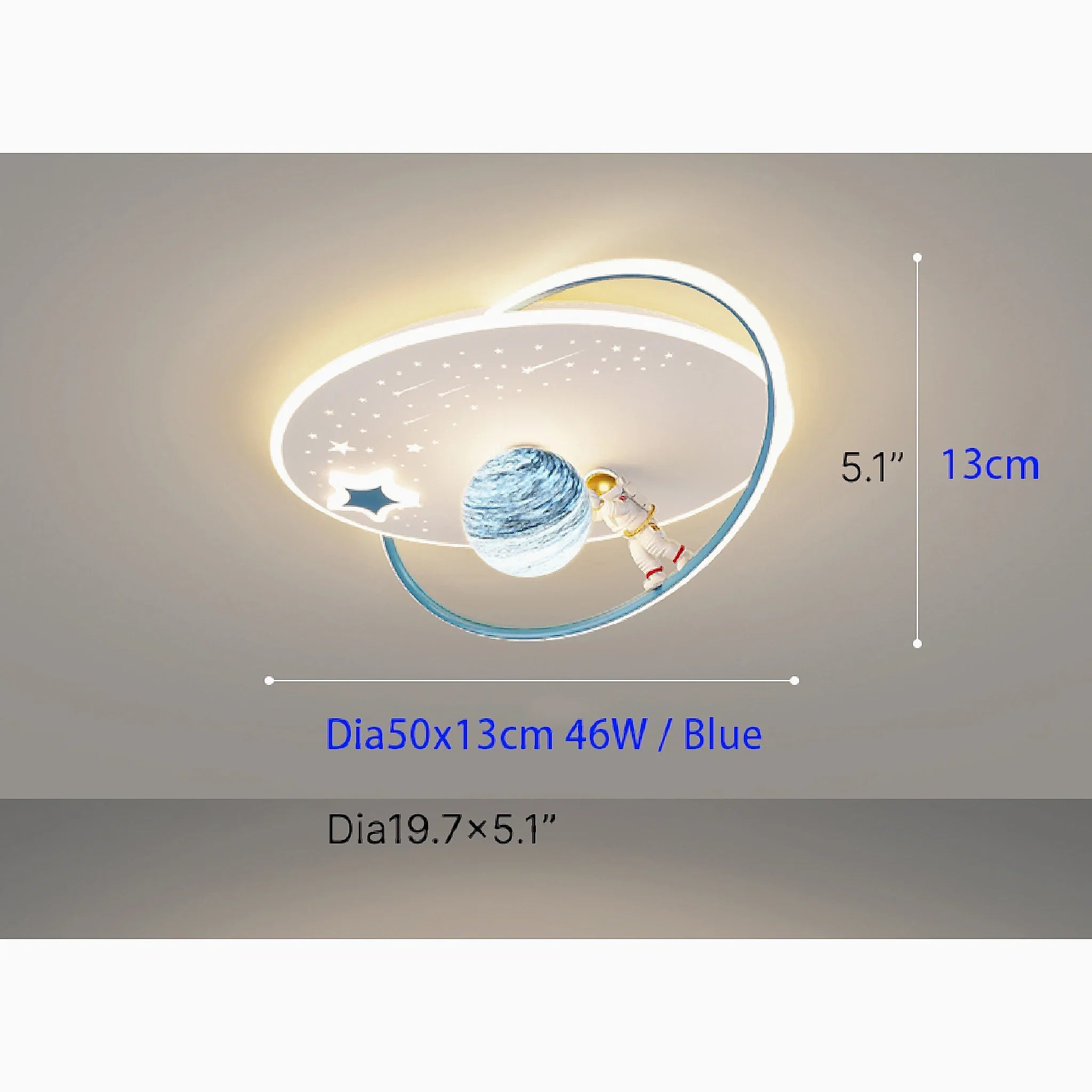 Aisone | Astronaut Ceiling Lights with Planet & Spaceman