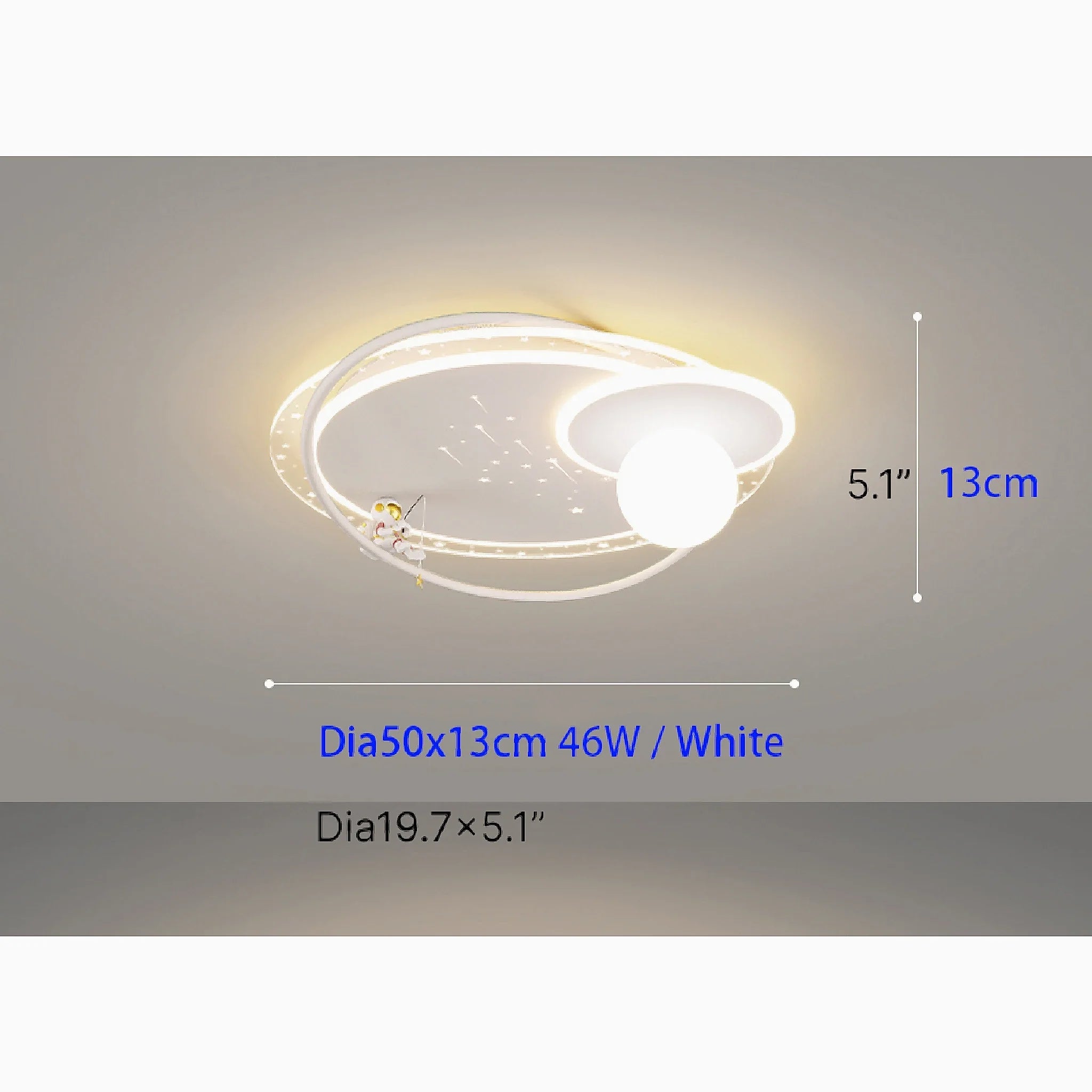 Aisone | Astronaut Ceiling Lights with Planet & Spaceman