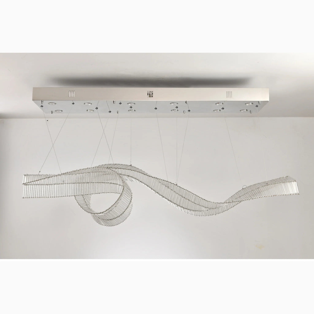Alassio | Creative LED Chandelier in the Shape of Ribbon