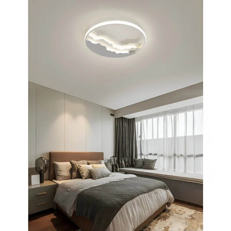 Alatri | Modern Round Ceiling Lamp with Clouds