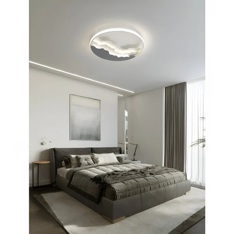 Alatri | Modern Round Ceiling Lamp with Clouds