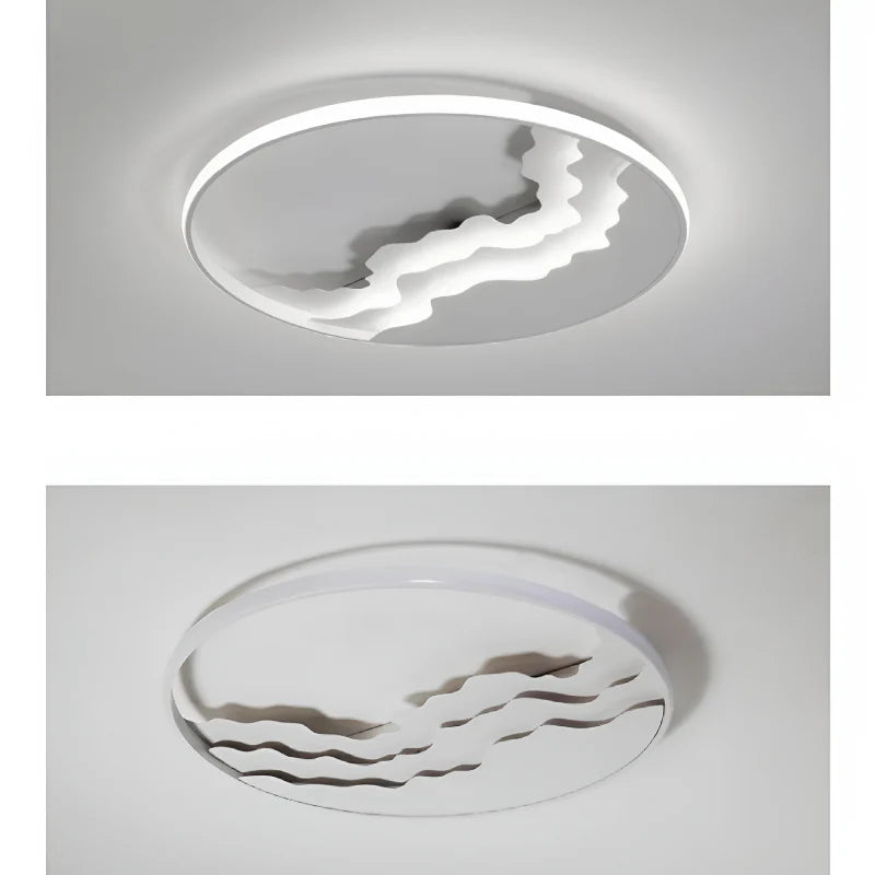 Alatri | Modern Round Ceiling Lamp with Clouds