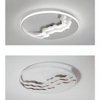 Alatri | Modern Round Ceiling Lamp with Clouds