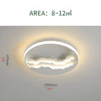 Alatri | Modern Round Ceiling Lamp with Clouds
