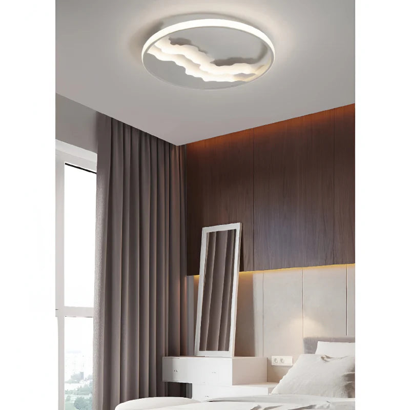 Alatri | Modern Round Ceiling Lamp with Clouds
