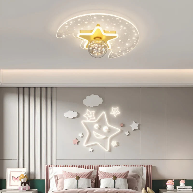 Alba | Modern Moon Led Ceiling Lamp