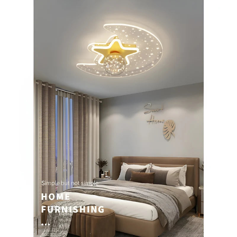 Alba | Modern Moon Led Ceiling Lamp