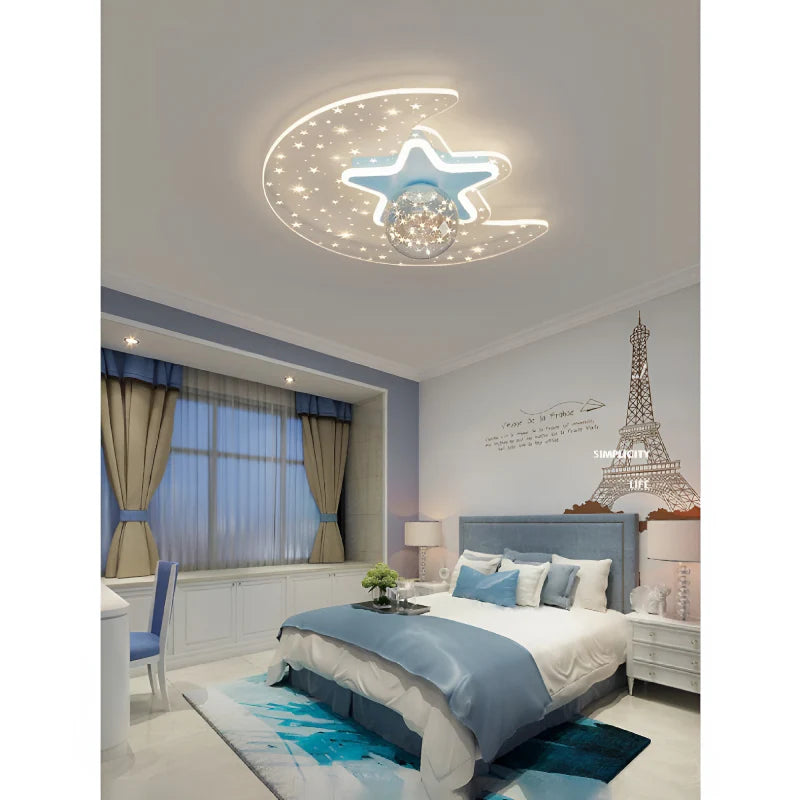 Alba | Modern Moon Led Ceiling Lamp