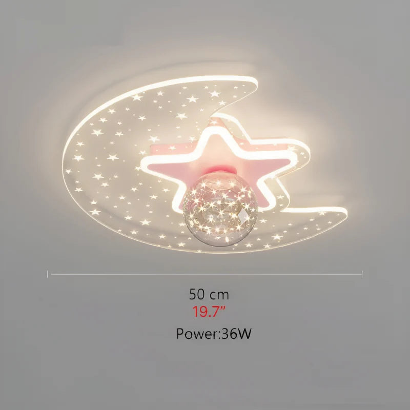 Alba | Modern Moon Led Ceiling Lamp