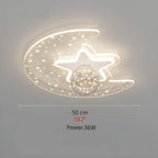 Alba | Modern Moon Led Ceiling Lamp