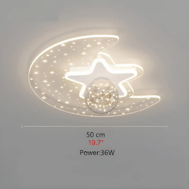 Alba | Modern Moon Led Ceiling Lamp