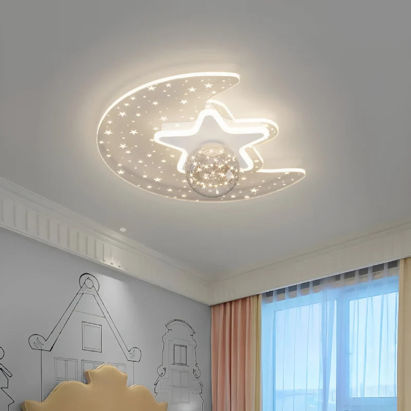 Alba | Modern Moon Led Ceiling Lamp