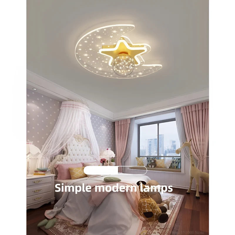Alba | Modern Moon Led Ceiling Lamp
