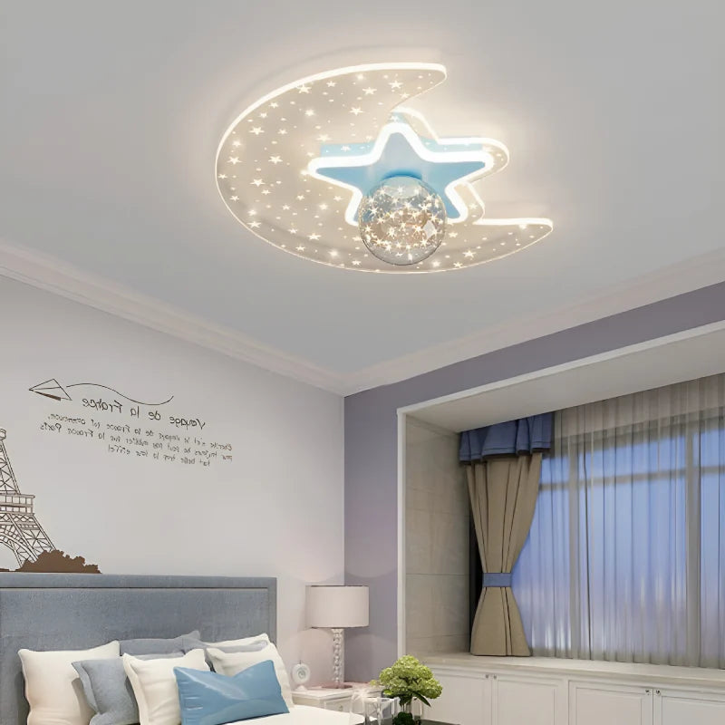 Alba | Modern Moon Led Ceiling Lamp