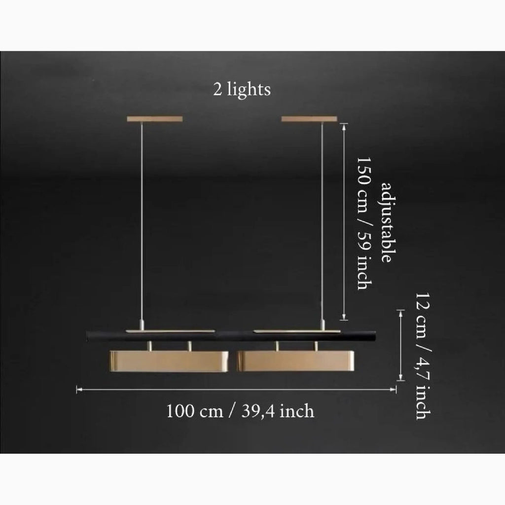 Albavilla | Modern Simple Creative Minimalistic Blocks LED Chandelier