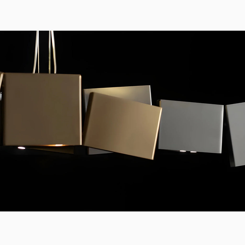 Albenga | Retro Postmodern Novelty Style Iron Box Chandelier