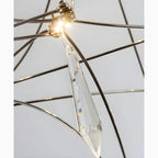 Albera Ligure | Lightning Art Chic Crystal Stainless steel Chandelier