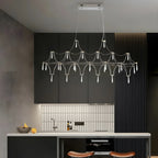 Albera Ligure | Lightning Art Chic Crystal Stainless steel Chandelier