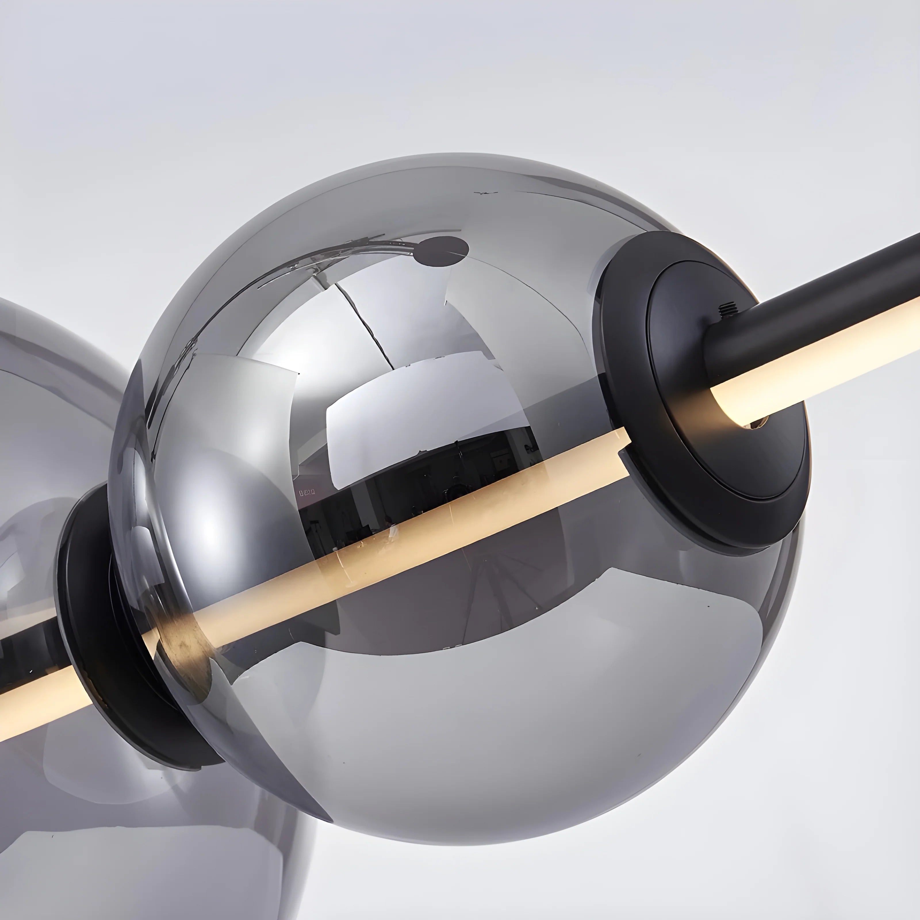 Alberona | Chic Minimalistic Modern Glass LED Chandelier