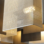 Albettone | Fancy Postmodern LED Iron Black Silver Chandelier