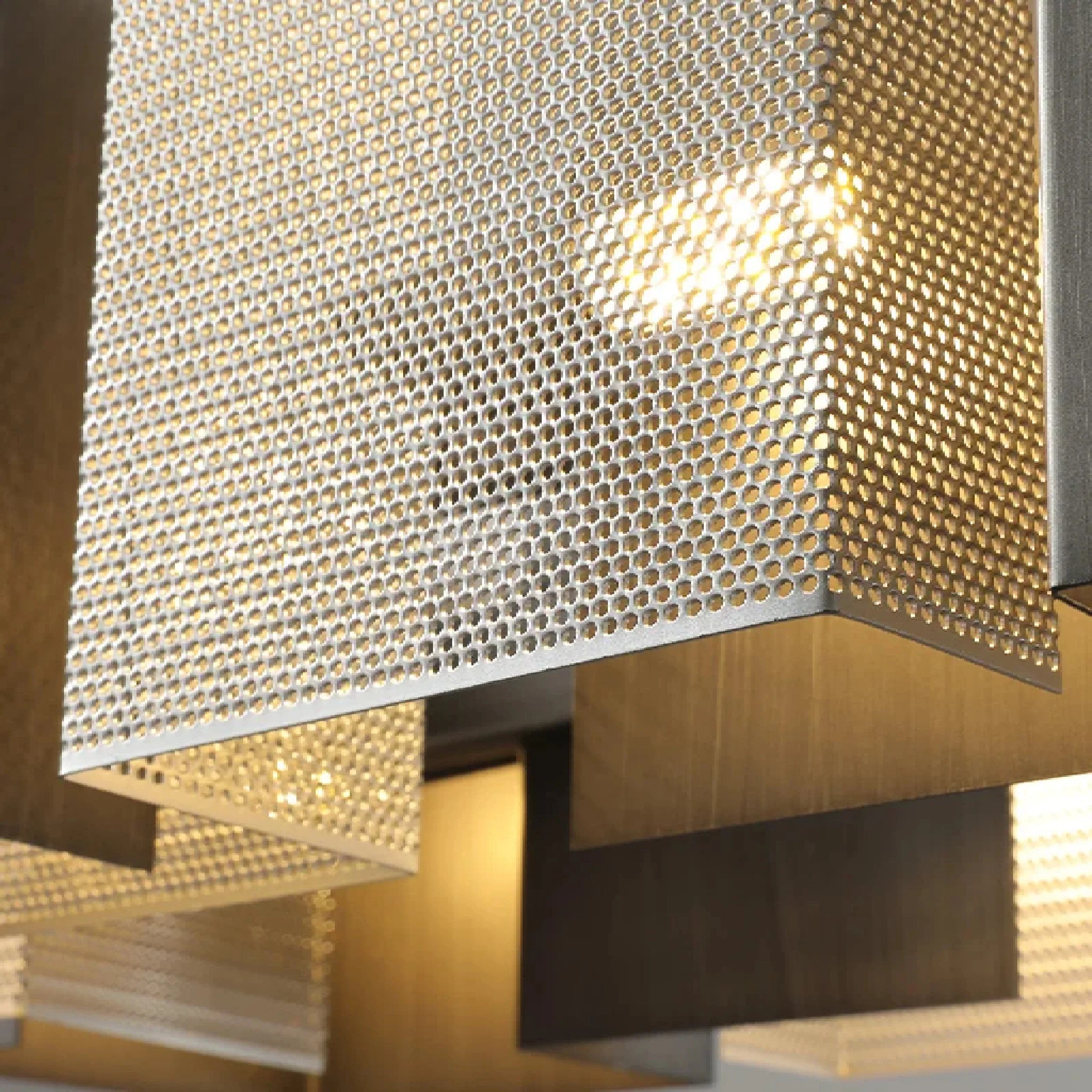 Albettone | Fancy Postmodern LED Iron Black Silver Chandelier