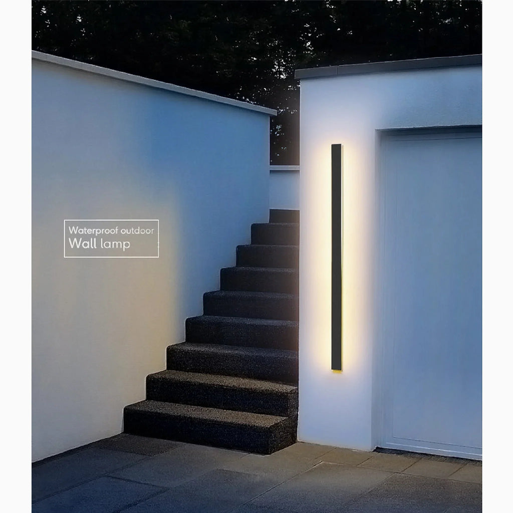 Albizzate | Black Outdoor Waterproof Antirust Wall Lamp