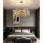 Alfano | Gold Creative Luxury Design Crystal LED Chandelier