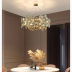 Alfano | Gold Creative Luxury Design Crystal LED Chandelier