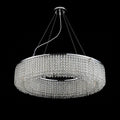 Algund | Round Gold/Chrome Simple LED Crystal Chandelier For Living Room