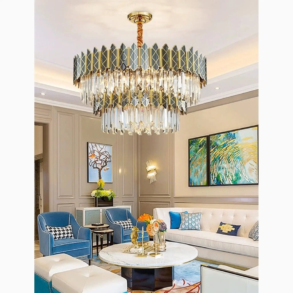 Alimena | Crystal Modern LED Chandelier For Living Room