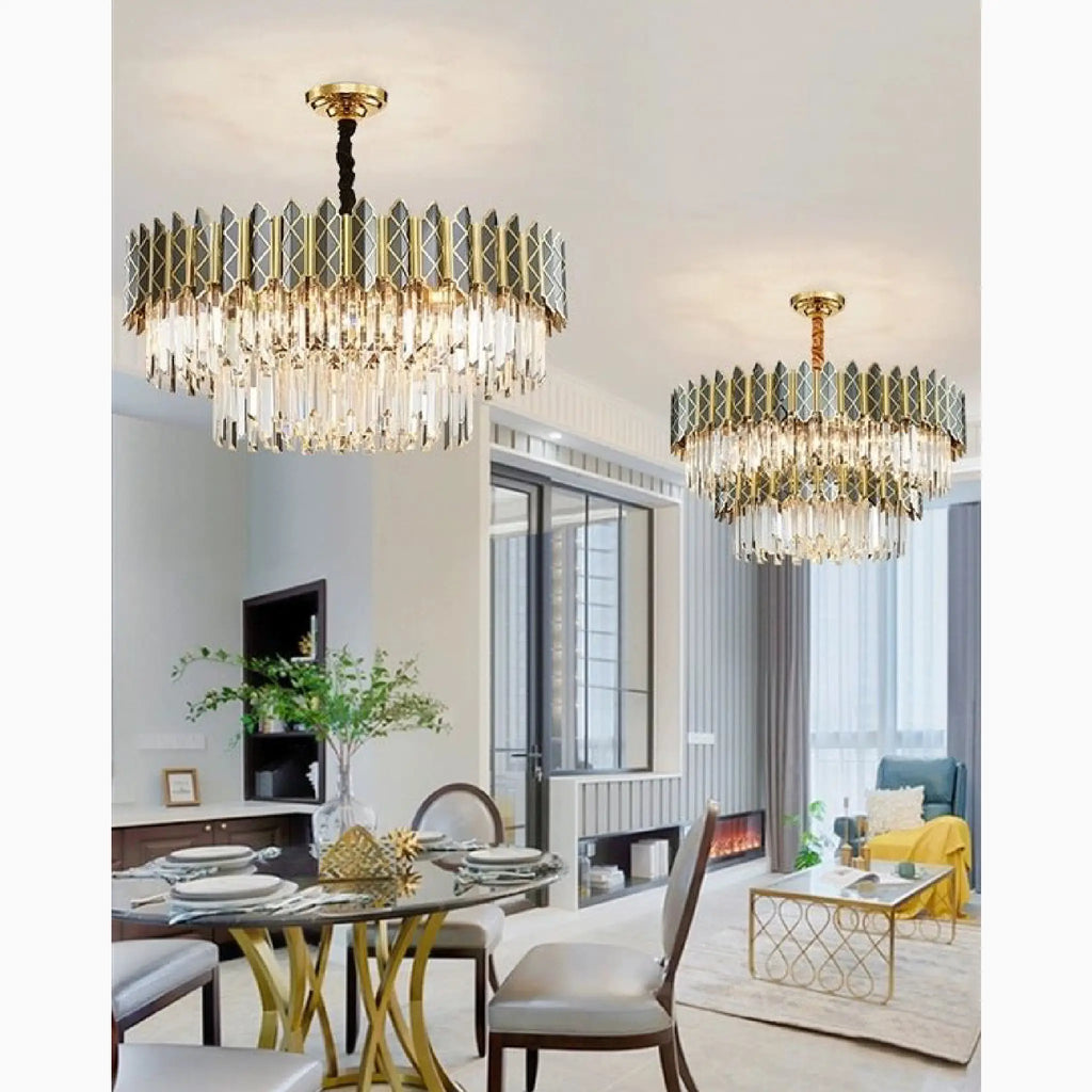 Alimena | Crystal Modern LED Chandelier For Living Room