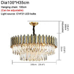 Alimena | Crystal Modern LED Chandelier For Living Room