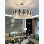 Alme | Elegant Luxury Gold Crystal Shine Chandelier