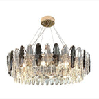 Alme | Elegant Luxury Gold Crystal Shine Chandelier