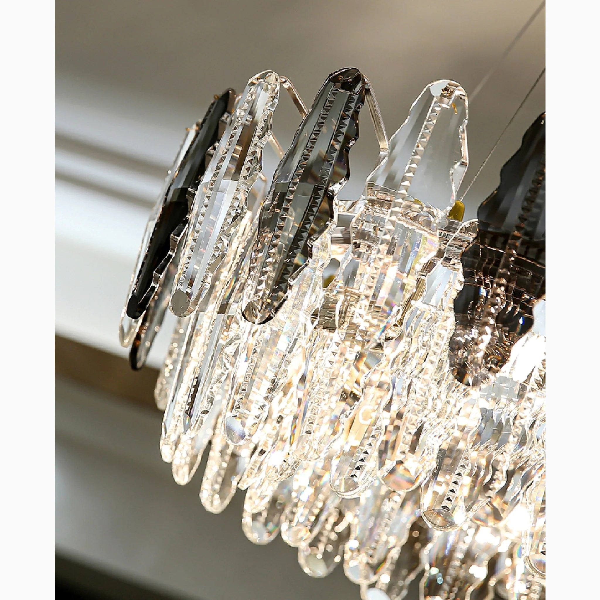 Alme | Elegant Luxury Gold Crystal Shine Chandelier