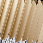 Almese | Drum Gold/Black Crystal Chandelier For Living Room