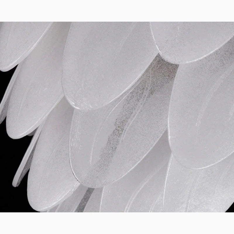 Alonte | Round Gold Modern Frosted Glass LED Chandelier for Living Room