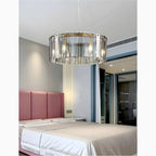 Altavilla Monferrato | Modern Home Decor Drum Hanging Chandelier for Dining Room