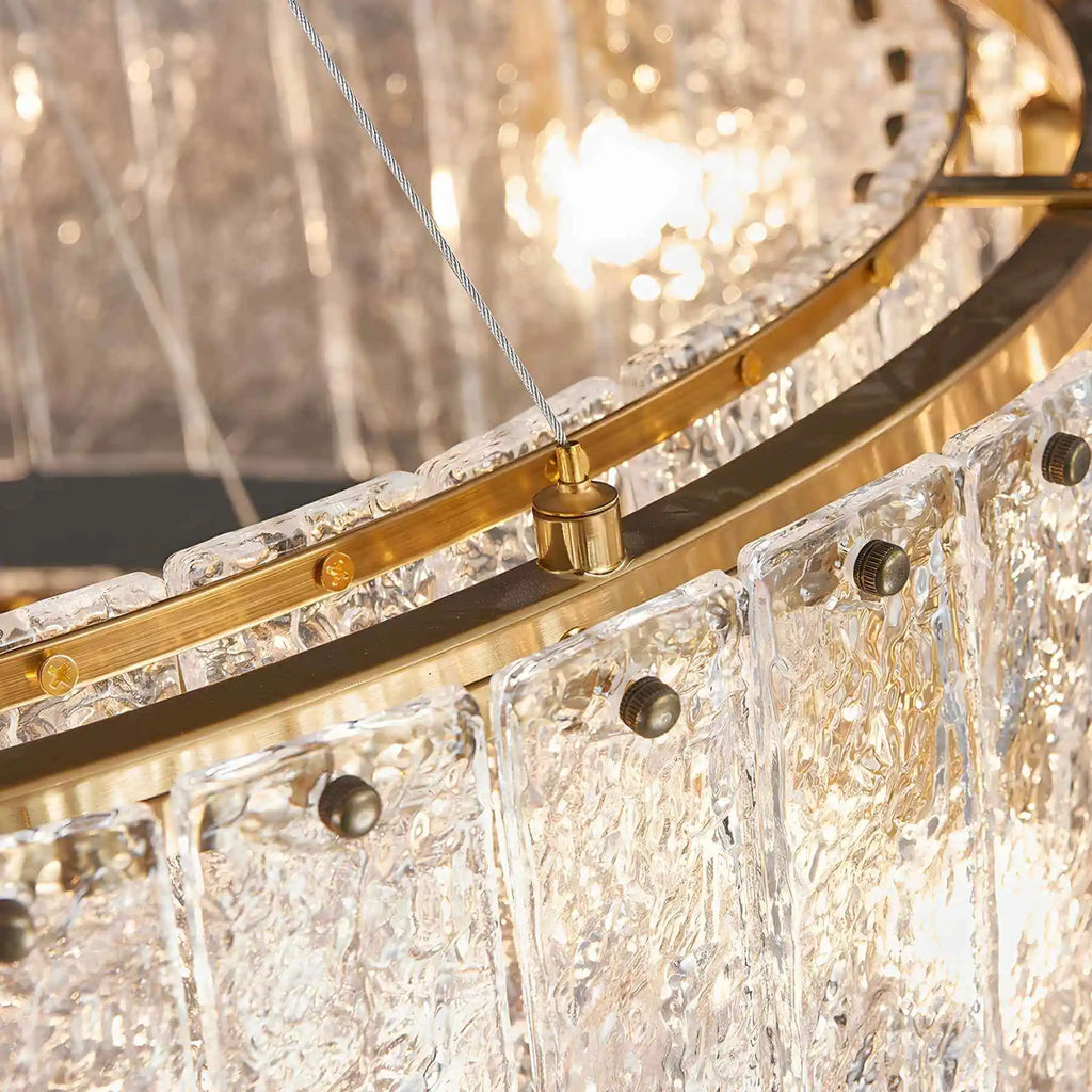 Altavilla Monferrato | Modern Home Decor Drum Hanging Chandelier for Dining Room