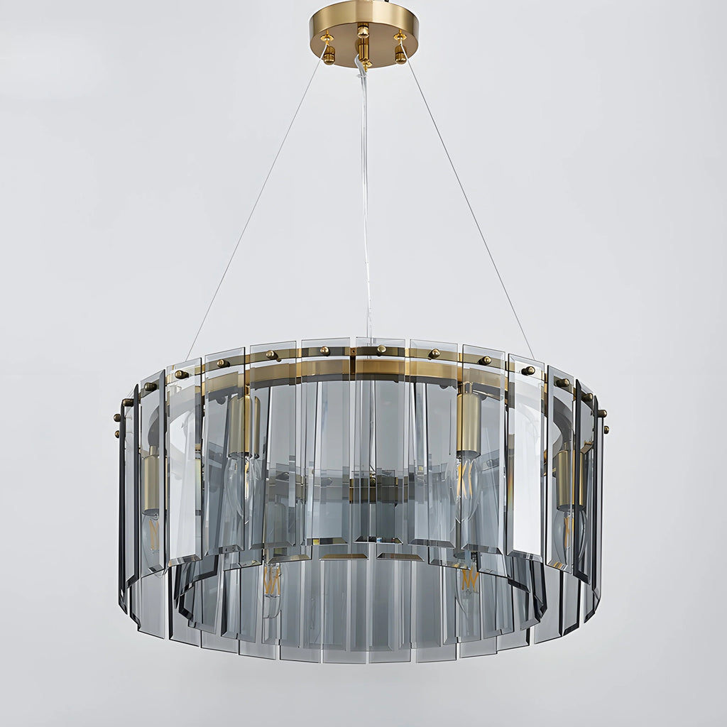 Altavilla Monferrato | Modern Home Decor Drum Hanging Chandelier for Dining Room