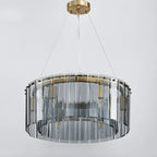 Altavilla Monferrato | Modern Home Decor Drum Hanging Chandelier for Dining Room