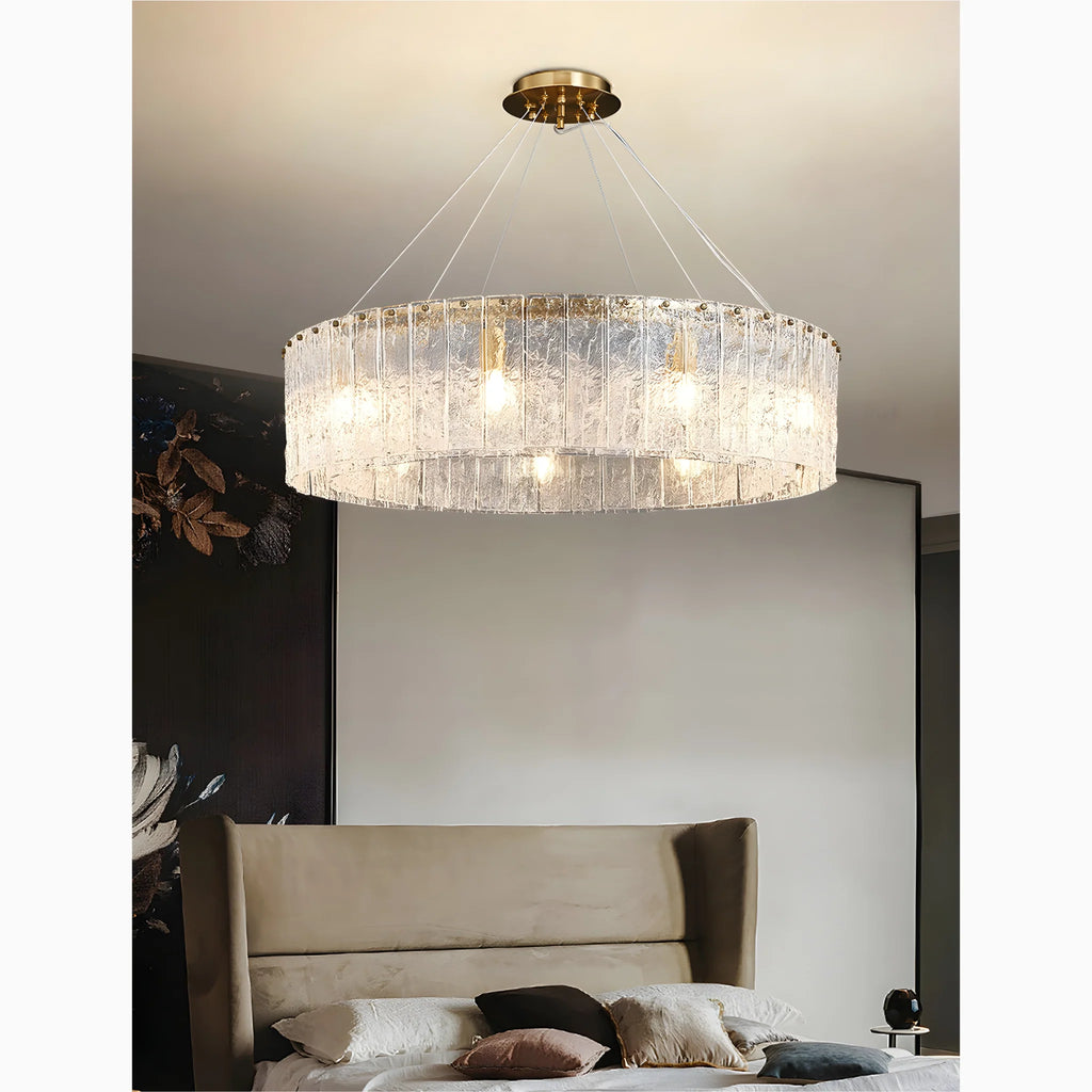 Altavilla Monferrato | Modern Home Decor Drum Hanging Chandelier for Dining Room