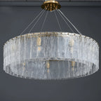 Altavilla Monferrato | Modern Home Decor Drum Hanging Chandelier for Dining Room
